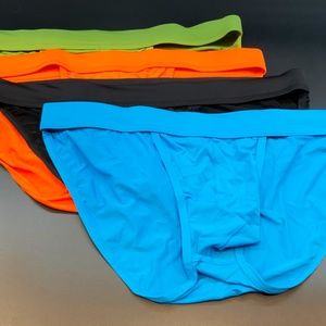 4 Silky Comfy Soft Bikini Briefs Medium Multi Colors